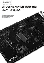 S-160 TE-509/502/508/610 LW-M3/M4 Soldering Mat ESD Antistatic 500 ° Heat Resistant Insulation Work Mat Silicone Repair Pad