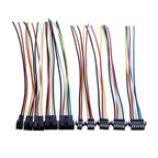 YuXi 1/2/5 Pairs JST SM 2.54mm 2/3/4/5/6Pin Plug Male Female Connector 20cm Wire Cable for LED Light Strip