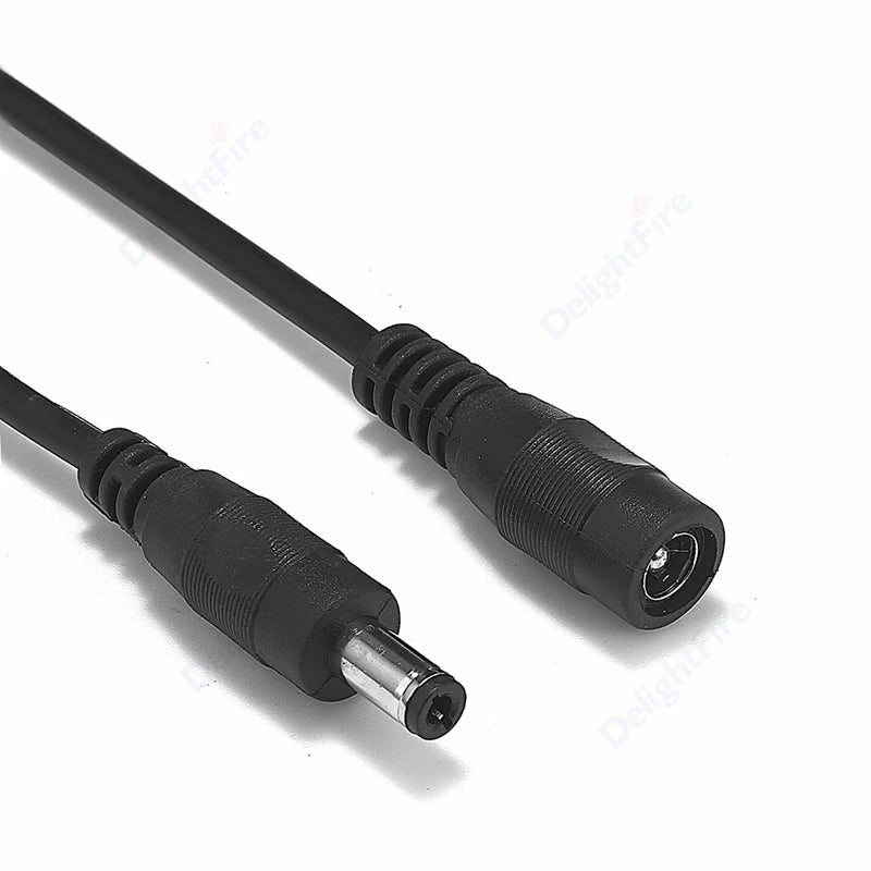 20/22AWG 12V DC Power Cable Male Female Plug 5.5 2.1mm Power Adapter Extension Cable For Camera CCTV Led Strip Light Connect