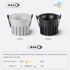 Tuya Bluetooth/ Zigbee/ DALI/ Matter Smart Recessed LED Ceiling Spot Light AC220V/110V Dimmabe Ceiling Lamp for Bedroom Kitchen