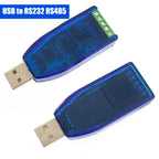 Industrial USB To  RS232 RS485 Converter Module with TVS Protection Bidirectional Half-Duplex Modbus RTU for PLC/SCADA Systems