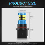 2X P13W SH23W PSX26W 4014 3030 Led DRL Auto Fog Lamps Canbus Car Daytime Running Light  For 2008-2012 Audi A4 Q5 Skoda Mazda CX5