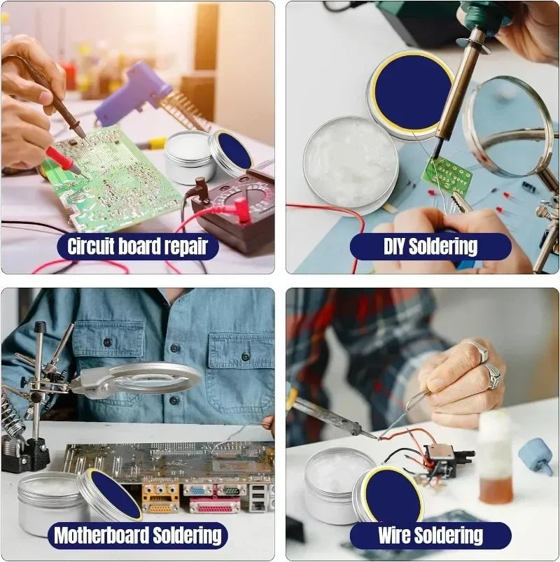 Soldering Flux Lead-Free Solder Paste Flux Tin Solder Paste Welding Flux for Phone Board Repair Electric Soldering Repair