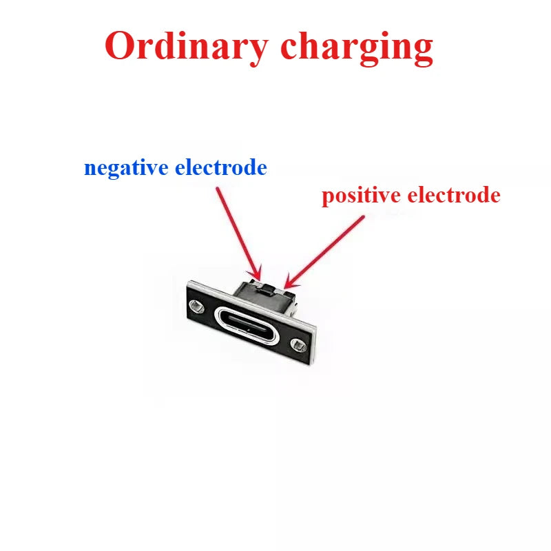5/10pcs Type-C USB Jack 3.1 Type-C 2/4/6 Pin Female Connector Jack Charging Port USB 3.1 Type C Socket with Fixing Plate
