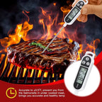Probe Type Meat Thermometer Digital Kitchen Thermometer Cooking Milk Food BBQ TP300 Electronic Food Temperature Gauge Tools