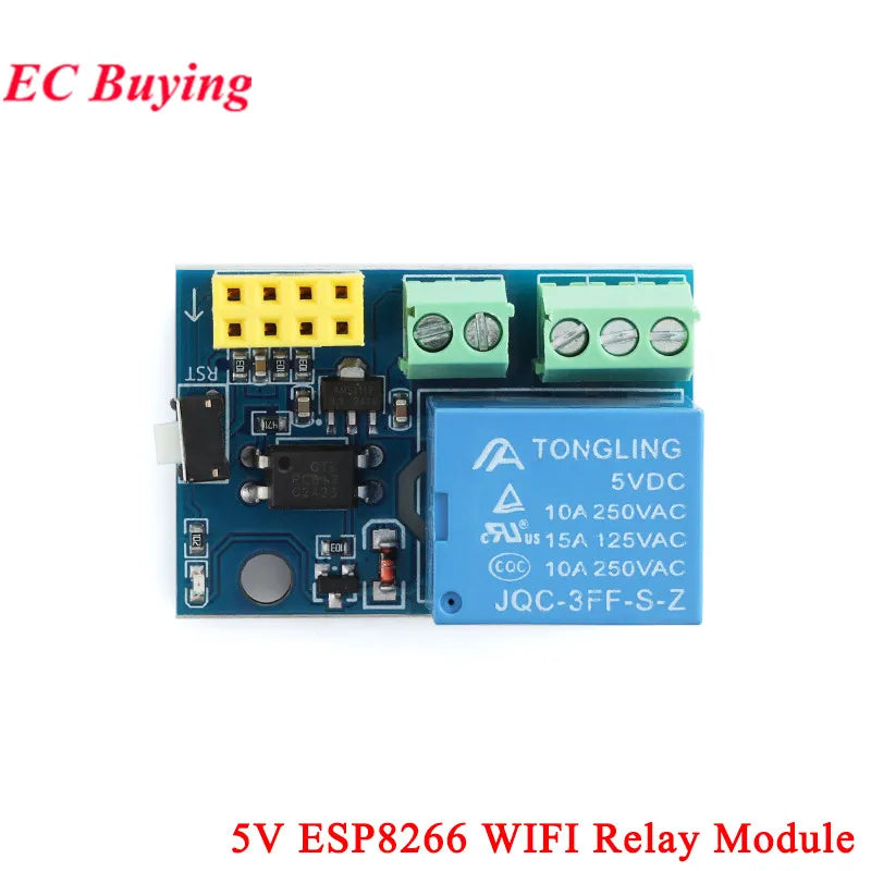 ESP8266 ESP-01 WiFi Relay 1 2 4 Way Channel 5V 12V Things Smart Home Remote Control Switch ESP01 Wireless Module Phone APP