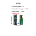 SHT20 SHT30 SHT31 SHT35 SHT40 SHT41 SHT45 SHT10 Temperature and Humidity Sensor Module Humidity Sensor IIC I2C Breakout Weather
