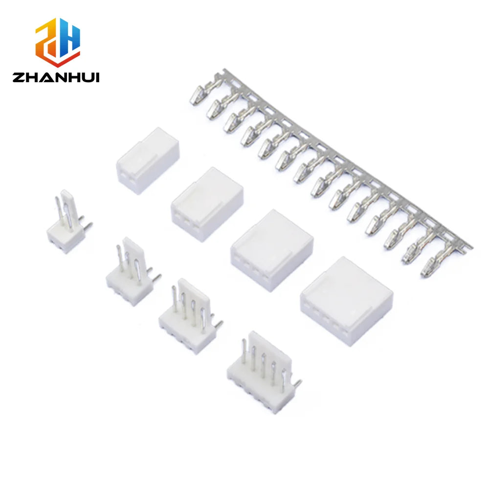 KF2510 2.54mm Pitch Wire to Board Connector Kit 2-10P Straight & Right Angle Pin Header Male Plug Female Housing & Terminals Set
