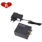 ADC Latest Analog To Digital Converter Optical Coax RCA Toslink Audio Sound Adapter SPDIF Adaptor for Apple TV for Xbox 360 DVD