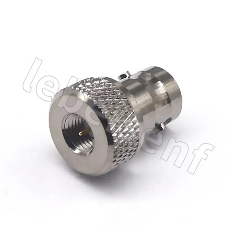 1pcs Radio Frequency Adapter BNC (Q9) Female to SMA Male Adapter BNC/SMA-KJ Disc Nickel Plated