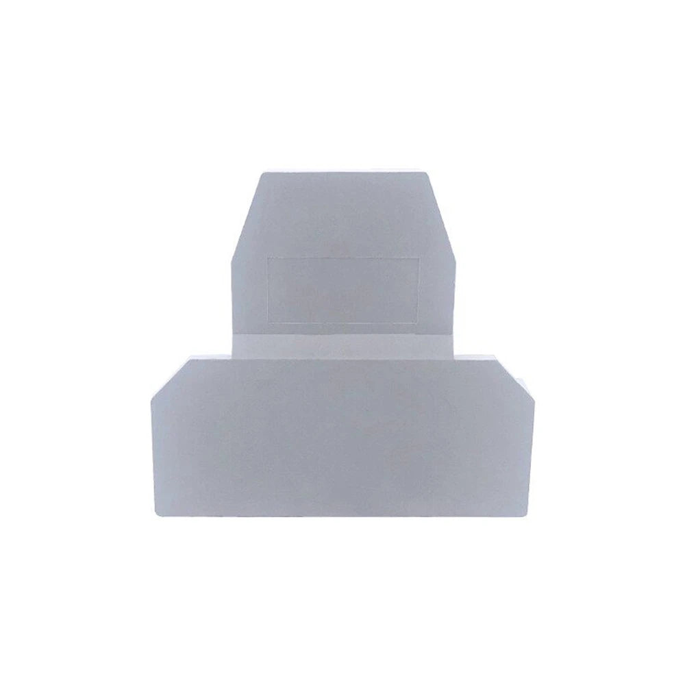 5Pcs UKK5 Electrical Wiring Terminals for DIN Rail - Double Level Screw Connectors, Compatible with 0.2-4mm² Cables