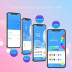Wholesale SP611E DC5V-24V WS2812B WS2811 Bluetooth Music LED Strip Controller IR38 Keys Remote APP For Addressable LED Lighting