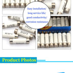 5/20/60Pcs 10*38 Fast blow Ceramic Fuse 10x38mm Fuse 380V 500V 0.5A 1A 2A 3A 4A 5A 6A 8A 10A 16A 20A 25A 32A 40A RO15 RT18 RT14