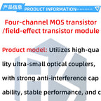 4-Channel MOS Optocoupler Isolation Module DC3-20V 10A with Signal Indicator Light Fotoelektrische Isolator ﻿