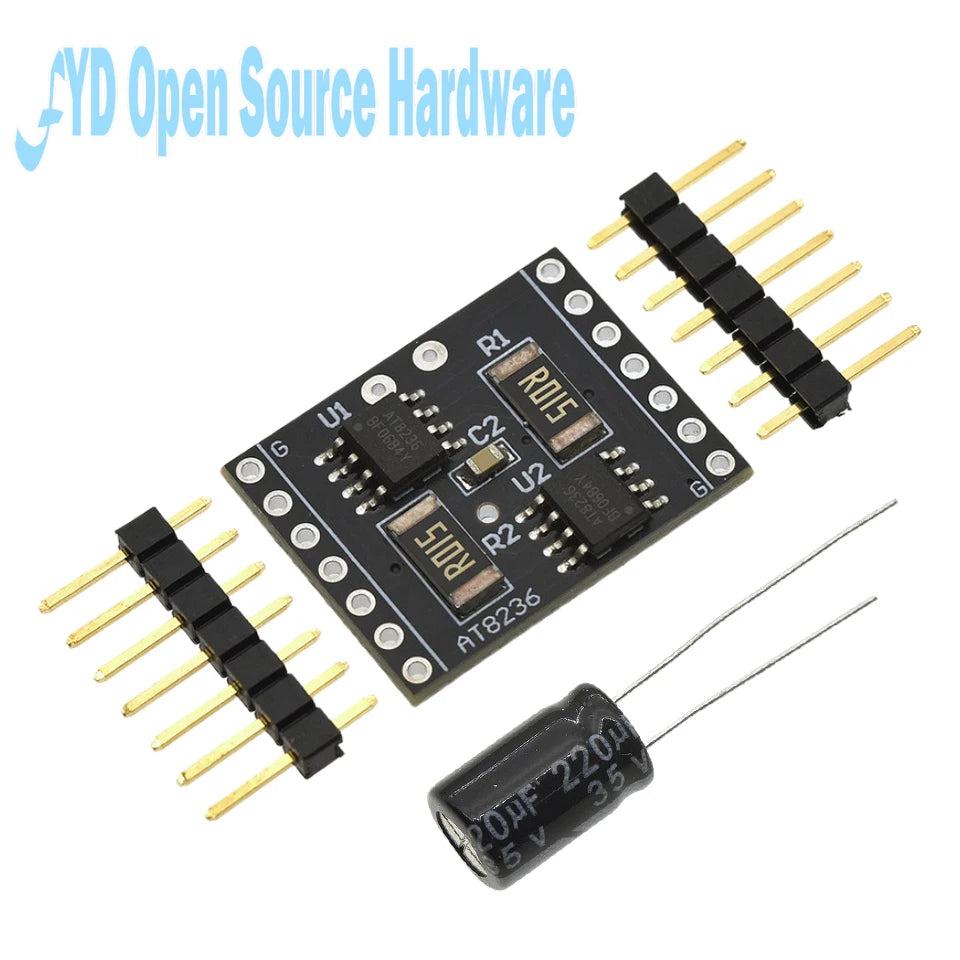 TB6612 Motor Drive Module AT8236 Dual-channel DC Motor Drive Balance Trolley Accessory Super L298N
