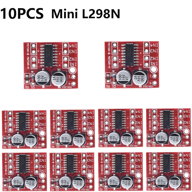 L298N DC Motor Driver Module L298N Stepper Motor Smart Car Robot Breadboard Peltier High Power L298 DC Motor Driver for Arduino