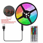 LED 5050 Light Strip 5M 10M 20M 30M RGB TV Background Light Bluetooth Control USB Game Room Family Party Decorative Light Strip