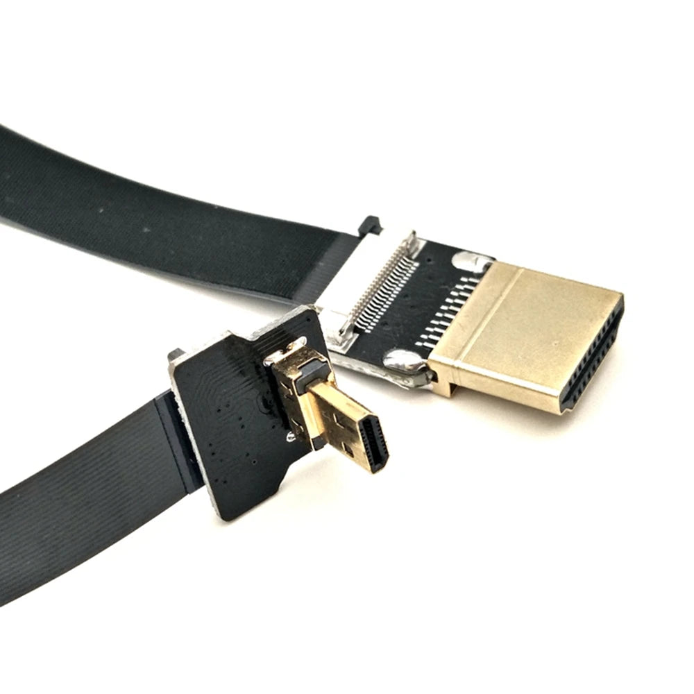Camera 0.05M-1M FPC flexible cable drone aerial photo transmission FPV Micro HDMI to HDMI HD cable
