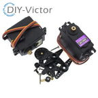 MG995 MG996R Rubber gears Servmotor 180 360 Hoge Snelheid Analoge Servo Motor Voor Model Vliegtuig Rc Auto boot Arduino