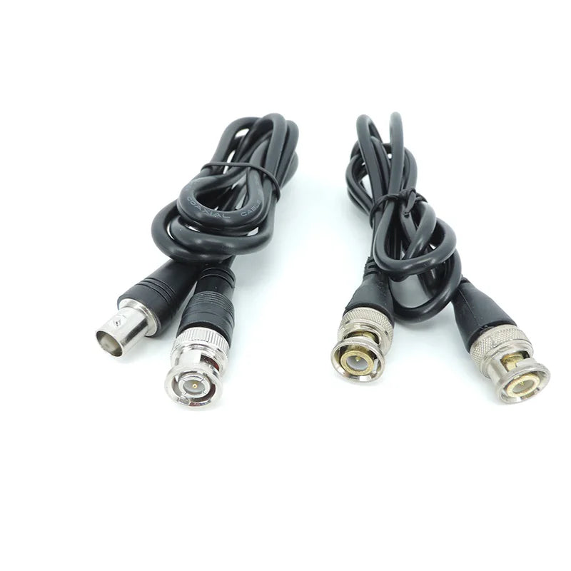 BNC Male to Male Female Adapter Dual Head Cable Video Connector Extension Pigtail Wire For CCTV Camera Accessories 0.5m-3meters