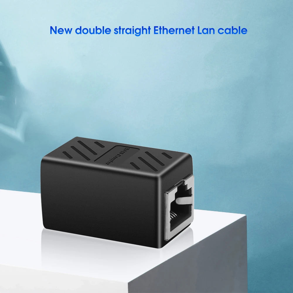 1000Mbps 1 In 2 Out Ethernet Adapter RJ45 Splitter Lan Connector Cat 6 RJ45 Splitter Switch Coupler for PC Laptop TV Box Router