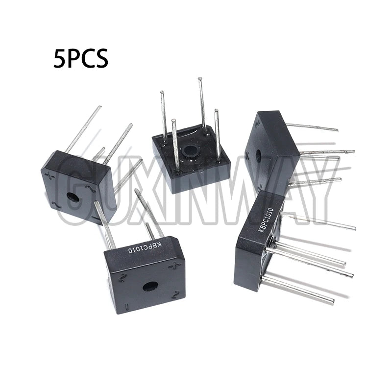 5/10PCS Diode KBPC1010 Bridge Rectifier 10A 1000V Electronic Component Bridge Rectifiers Set
