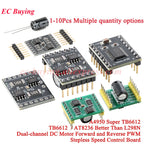 1Pc-10Pcs A4950 TB6612 AT8236 Dual CH Motor Drive Module Super L298N DC Brushed Forward Reverse PWM Stepless Speed Control Board