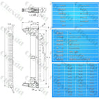 10pcs DC2 10/14/16/20/26/34/40/50/64 Pin 2.54mm Pitch Male Socker Straight/Right Angle IDC Box Headers Connector For FC Cable