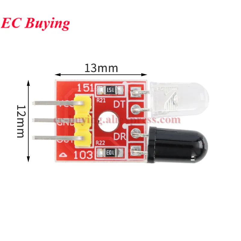 10pcs/1pc TCRT5000 IR Infrared Reflectance Sensor Obstacle Avoidance Module Tracing Sensor Tracing Module For Arduino Diy Kit
