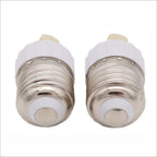 2pcs E14 To G9, E27 to G9 Light Socket Adapter Fireproof Porcelain G9 LED Halogen CFL Lamp Bulb Base Holder Converter Extender