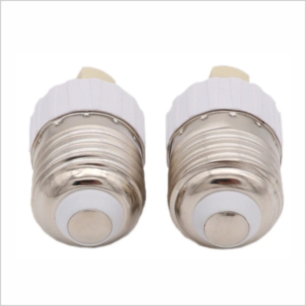 2pcs E14 To G9, E27 to G9 Light Socket Adapter Fireproof Porcelain G9 LED Halogen CFL Lamp Bulb Base Holder Converter Extender