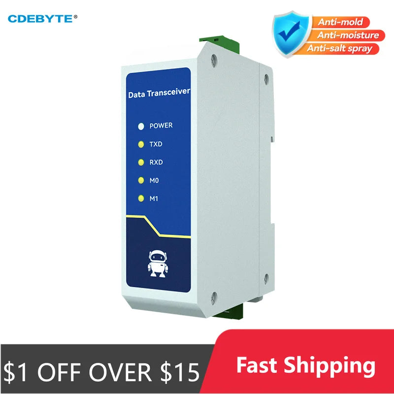RS485 to Ethernet Serial Server Modbus Gateway TCP/UDP/MQTT/HTTP CDEBYTE NE2-D11A RS485 to RJ45 Two Way Socket