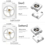 5V WS2812B Smart Dream Color Led Strip Light 30/60/74/96/144 LEDs/m Individually Addressable WS2812 Pixels Led Lights Magic Tape