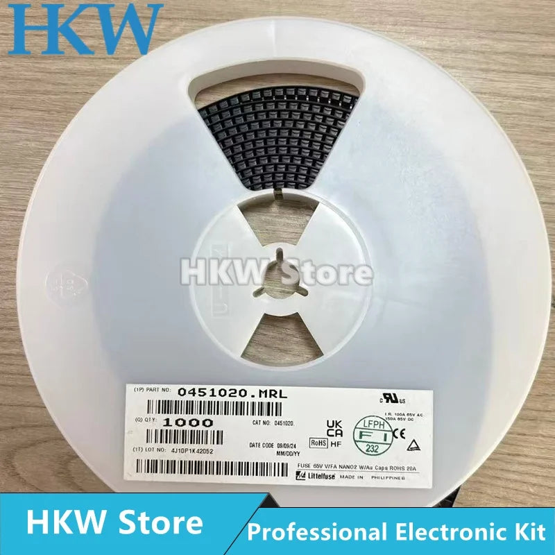 1808 125V 0451 SMD Fast blow Fuse 62MA 100MA 125MA 250MA 375MA 500MA 750MA 3.5A 20A   0451 Ultra-rapid Fuse NEW