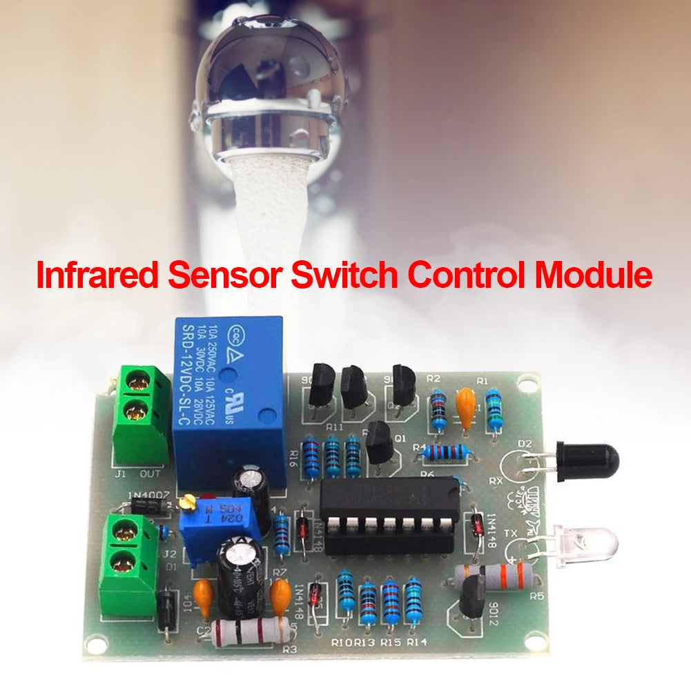 1-5PCS Infrared Proximity Switch Module DIY Kit Automatic Faucet Hand Dryer IR Sensor Module Automatic Sensor Module Kit