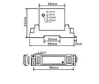 AC DC Current Transmitter 0-150A Current Sensor Hall Current Transducer 4 20ma RS485 DC24V AC Current Transmitter RS485