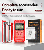 ANENG M113 Inteligent Multimeter 1999 Count Digital AC/DC Voltage Meter Ohm NCV Measuring Mini Instruments Electricity Test Tool