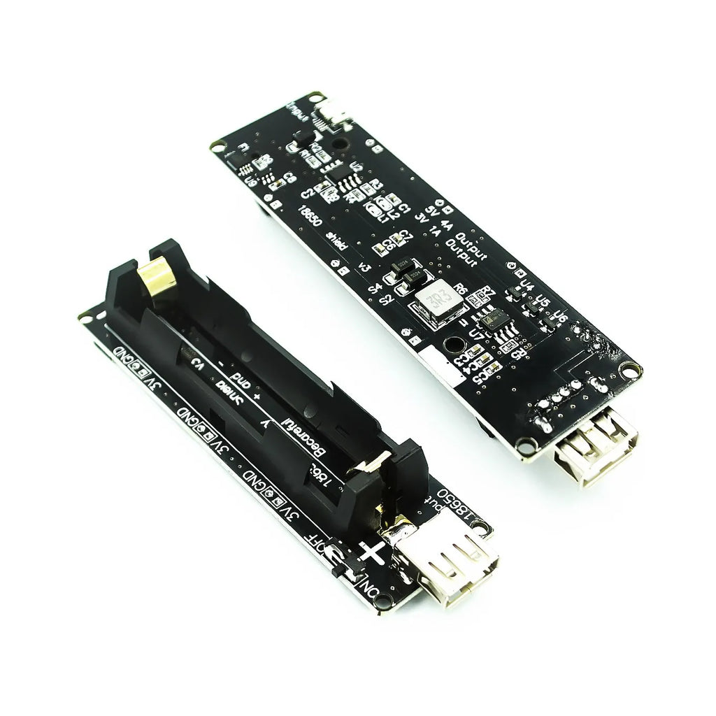 XZG Two Voltage 18650 Lithium Battery Shield V8 Mobile Power Expansion Board Module 5V/3A 3V/1A Micro USB For Arduino ESP8266