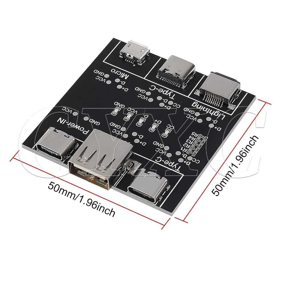 DT3 Data Cable Detection Board Type-C Micro USB C Cable Tester Short Circuit On Off Switching Diagnose Tool for iOS Android