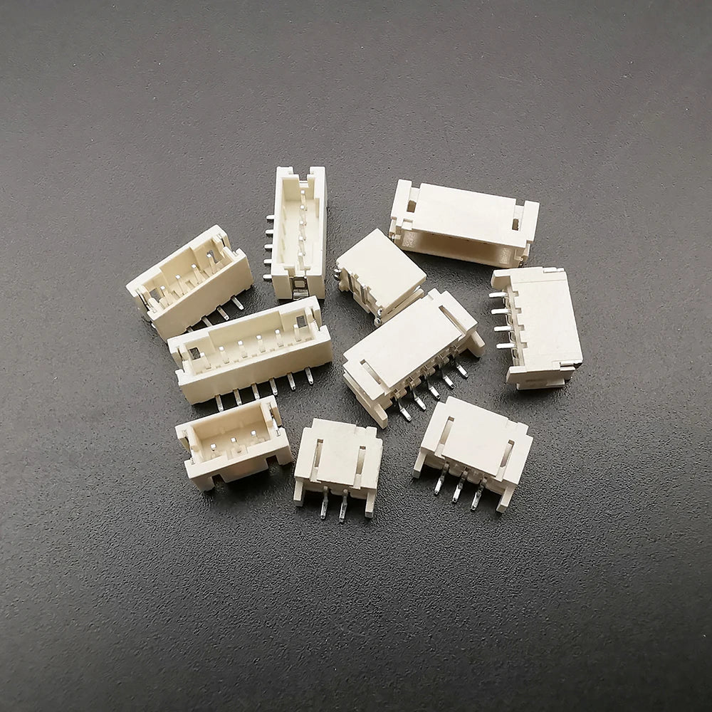 10Pcs SH 1.0mm/JST 1.25mm/ZH 1.5mm/PH 2.0mm/XH2.54mm 2P 3P 4P 5P 6P Horizontal Vertical Male Socket Housing Pin Header Connector