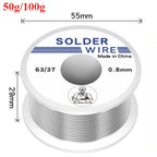 200/100/50/8g High Purity Soldering Wire 0.6/0.8/1/1.2mm Mixed Tin Rosin Core Solder Welding Wire For Electrical Soldering