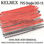 20pcs TVS Diode DO-15 P6KE7.5A P6KE8.2A P6KE12A P6KE15A P6KE18A P6KE22A P6KE27A P6KE33A P6KE36A P6KE75A P6KE100A P6KE200A