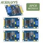 1/5/10pcs MCP2515 CAN Bus Module Board TJA1050 Receiver SPI For 51 MCU ARM Controller NEW