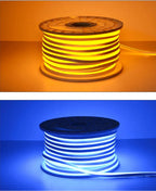 30M 20M 10M RGB LED Neon Strip Light 220V Decor Home Lighting Waterproof Flexible LED Ribbon Remote/Bluetooth/Tuya WiFi Control