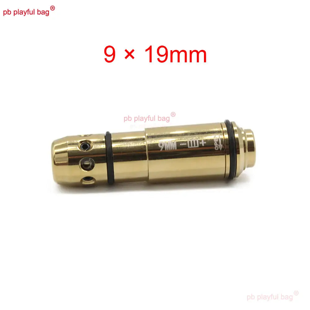 Outdoor Sports Tactical Red Laser Cartridge Bore Sighter .223Rem 40S&W 45ACP 9mm Training 2MW Laser Bullet Toy Accessories QG542