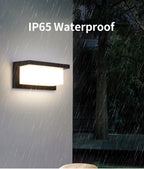 LED Outdoor Wall Lamp Waterproof IP65 Radar Sensor Ligthing Surface Mounted Porch Lights Balcony Garden 12W 18W 30W Sconce