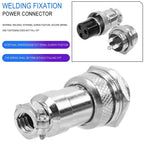 GX16 Aviation Connector Waterproof Male Female Plug Socket GX16-3 Pin Cable Plug Fixed Circular Nut Connectors