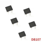 LAUBEI 10/20/50PCS DB107 Diode Bridge 1A 1000V DIP4 Single Phases Diode Rectifier Bridges Electronica Componentes