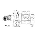 DC002/004/DC005/015 Power Socket 3.5x1.3mm 5.5x2.1mm 5.5x2.5mm DC Power Socket USB Three-Leg Direct Plug Socket Female Connector