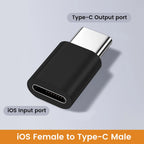 Type c To Lightning Adapter USB C Female To ios Male Converter Fast Charge Adaptador For iPhone 15 16 Type C Adapter High Speed